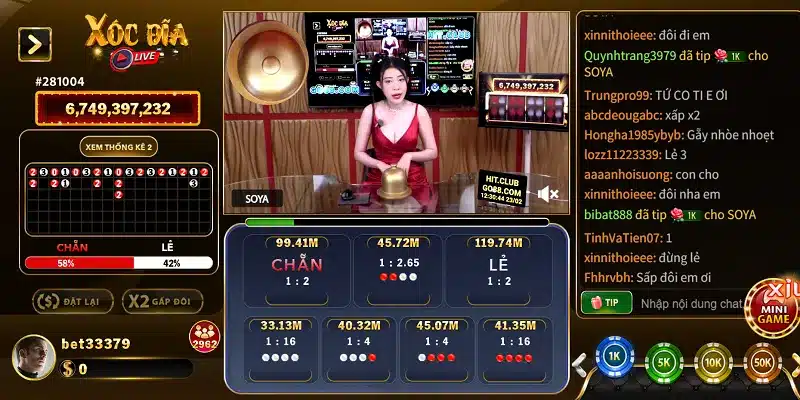 Sức hút của xóc đĩa 555WIN